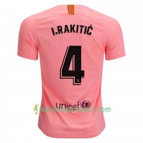 Jalkapallo Pelipaidat FC Barcelona Ivan Rakitic 4 3 Paita 2018-2019 Lyhythihainen